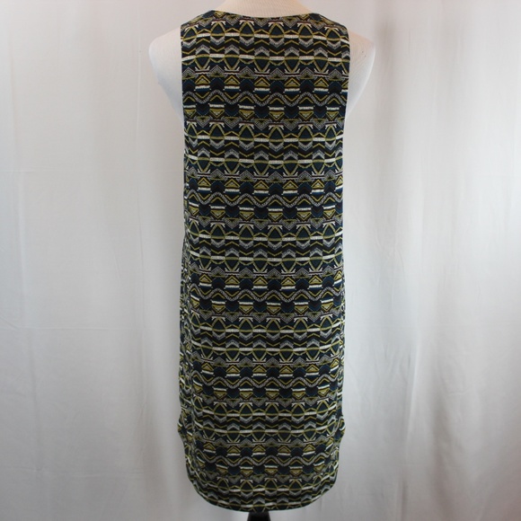 💚5/$25 H&M Sleeveless Patterned Shift Dress Size 6 - Picture 5 of 6